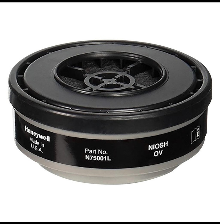 فیلتر ماسک هانیول مدل N75001L (نوار مشکی)