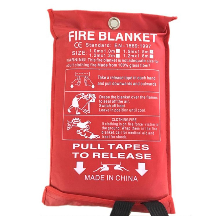 پتو آتش نشانی پی وی سی ۱.۸*۱.۸-FIRE BLANNKE