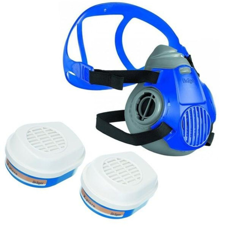 نیم ماسک تنفسی Drager مدل X-plore 3500 دو فیلتره